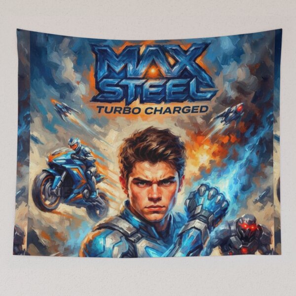 Item preview, Max Steel Animated Sci-Fi Fine Art Tribute designed and sold by Art's Diner.