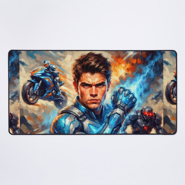 Item preview, Max Steel Animated Sci-Fi Fine Art Tribute designed and sold by Art's Diner.