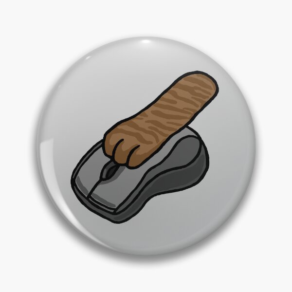 Item preview, Brown Cat Paw On Computer Mouse/Cursor designed and sold by CamilasPrints.