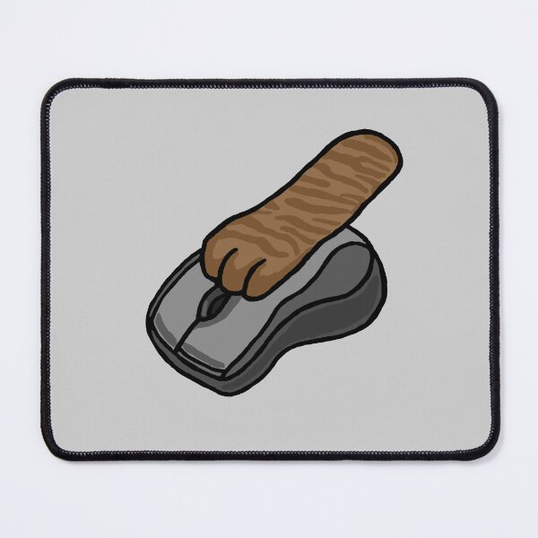 Item preview, Brown Cat Paw On Computer Mouse/Cursor designed and sold by CamilasPrints.