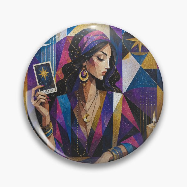 Item preview, The Tarot Seer: The Midnight Oracle painting. designed and sold by GalleryKauffeld.