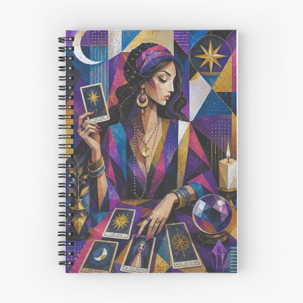 Item preview, The Tarot Seer: The Midnight Oracle painting. designed and sold by GalleryKauffeld.