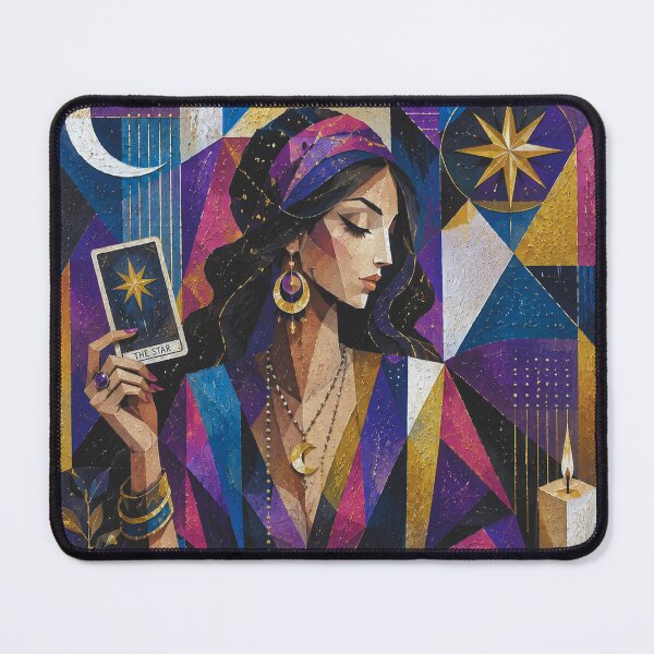 Item preview, The Tarot Seer: The Midnight Oracle painting. designed and sold by GalleryKauffeld.