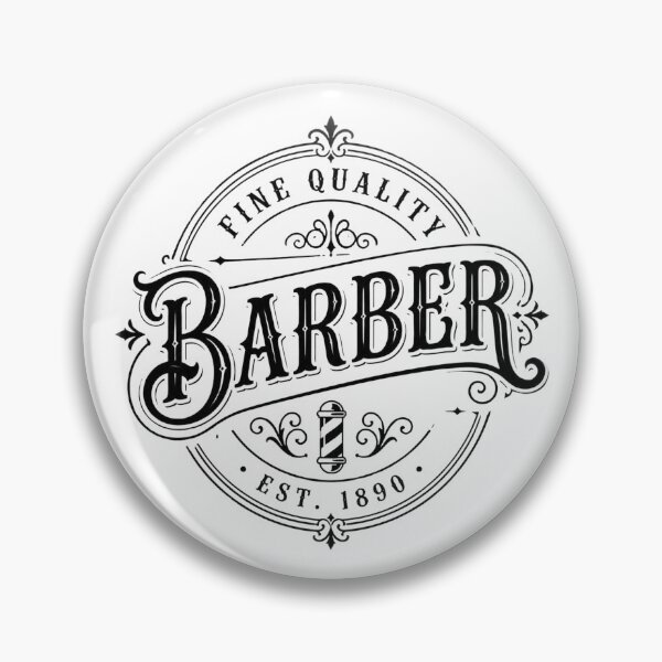 Item preview, Fine Quality Barber Est 1890 Vintage Emblem Logo designed and sold by Barber MD Culture.