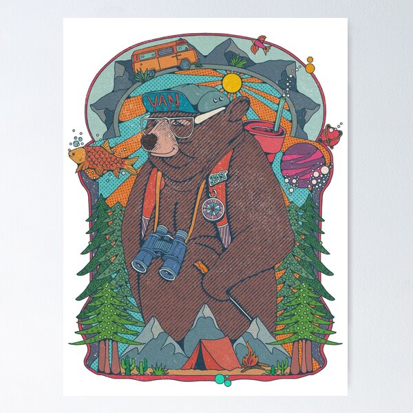 Item preview, Bear Explores designed and sold by Fractal-Wizard.