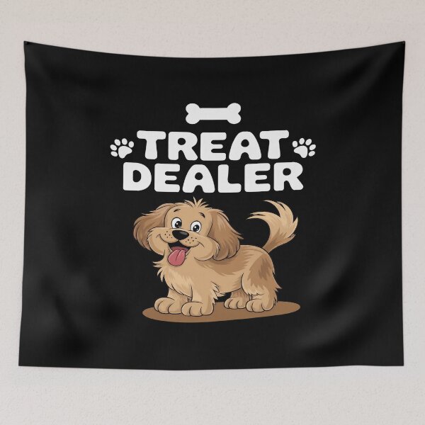 Item preview, Cute Cartoon Dog Treat Dealer Funny Pet Lover Gift designed and sold by OlyvieArt.