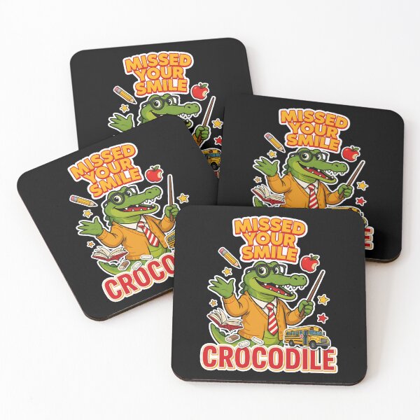 Item preview, Missed Your Smile Crocodile First Day Teacher designed and sold by Redgiant87x.