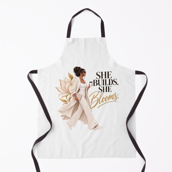 Item preview, She Builds She Blooms – Empowering Woman, Feminine Strength & Ambition designed and sold by ElleMind.