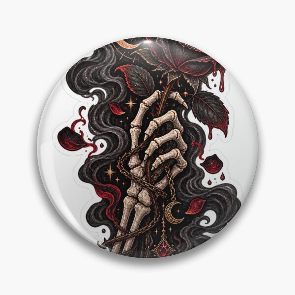 Item preview, Dark Rose & Occult Hand designed and sold by InkPixell.