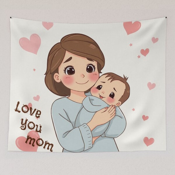 Item preview, I Love you Mom designed and sold by Dellen-Art.