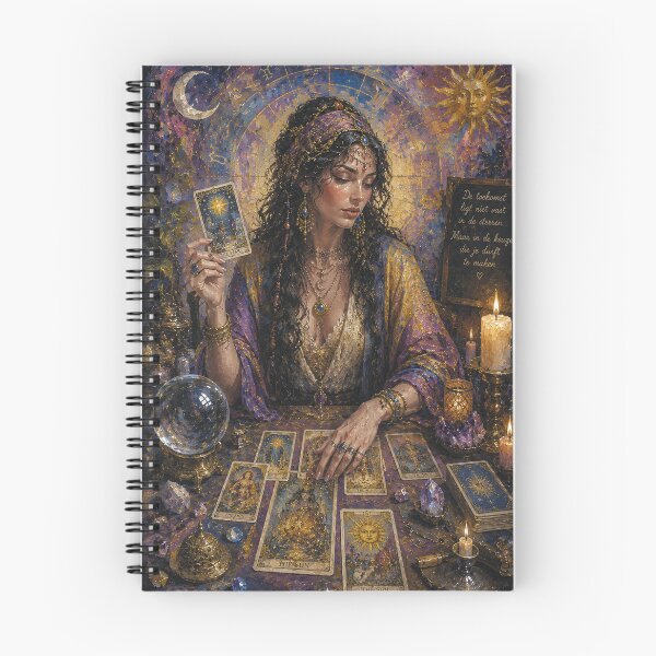 Item preview, The Tarot Seer: The Midnight Oracle painting. designed and sold by GalleryKauffeld.