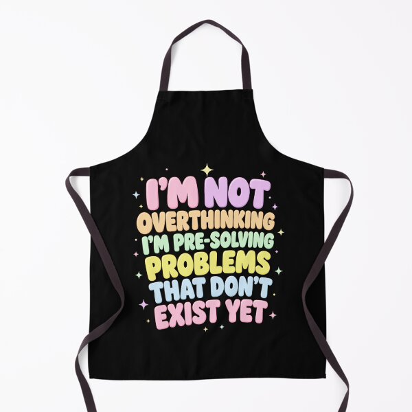 Item preview, Overthinking Resolution Funny Mental Health Quote designed and sold by anapldv.