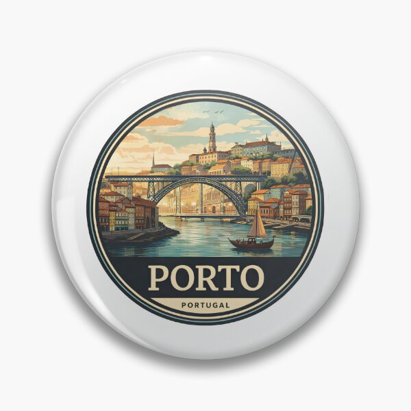 Item preview, Retro Douro River Souvenir Graphic designed and sold by Velouria Universe.