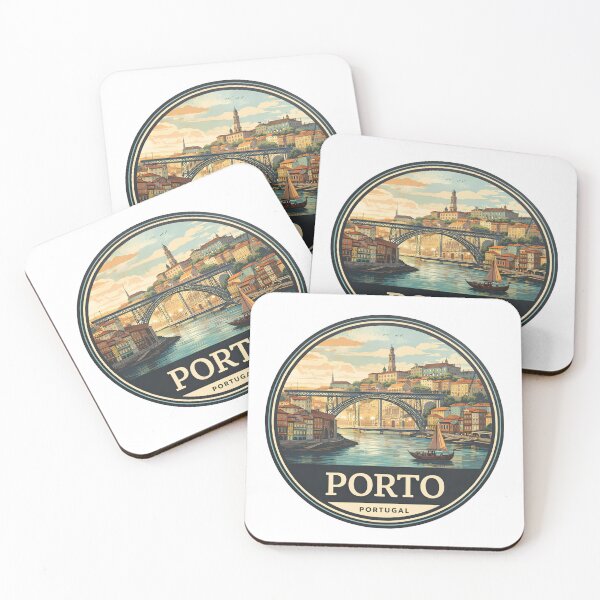 Item preview, Retro Douro River Souvenir Graphic designed and sold by Velouria Universe.