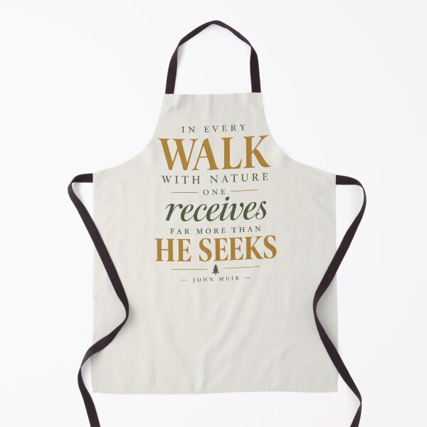 Item preview, In Every Walk With Nature One Receives John Muir Quote designed and sold by QCena.