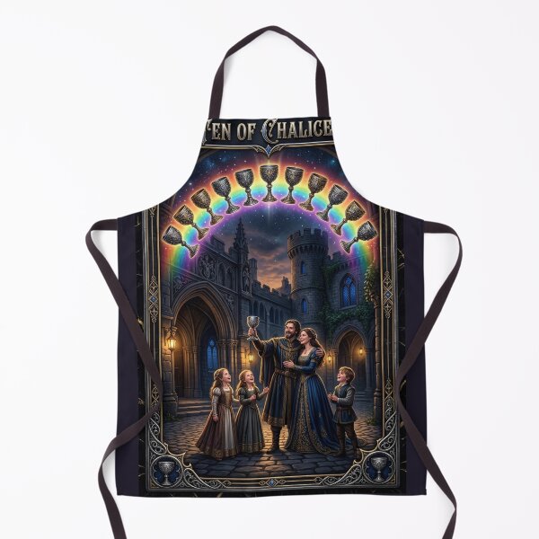 Item preview, Ten of Chalices - tarot card designed and sold by Studio77-Gothic.