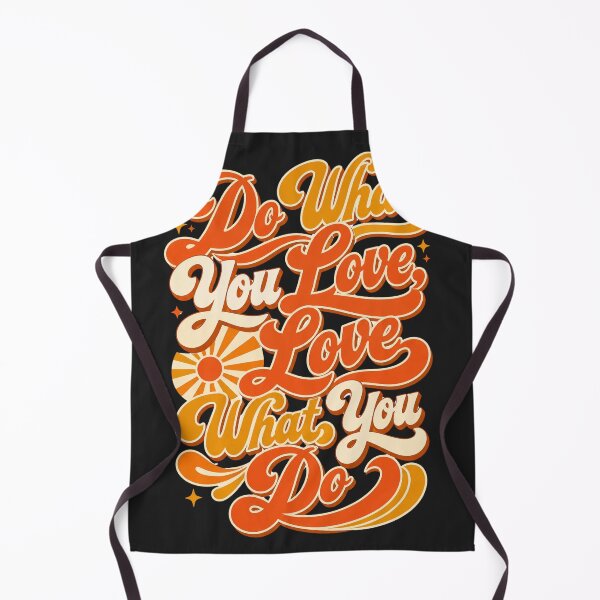 Item preview, Do What You Love Love What You Do – Retro 70s Script – Passion & Lifestyle Quote designed and sold by bobscraze.