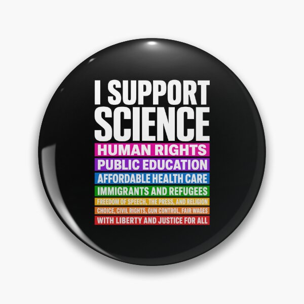 Item preview, I Support Science Human Rights Public Education Health Care designed and sold by Randomera.