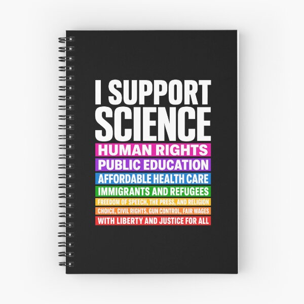 Item preview, I Support Science Human Rights Public Education Health Care designed and sold by Randomera.