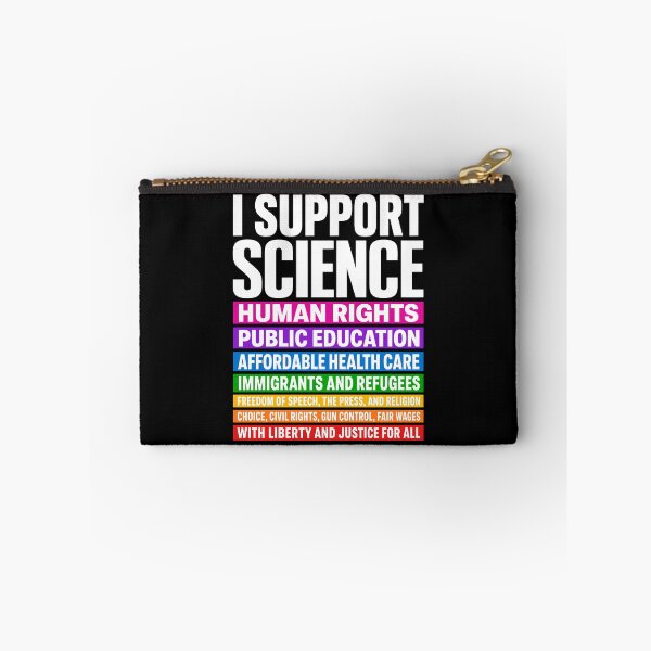 Item preview, I Support Science Human Rights Public Education Health Care designed and sold by Randomera.