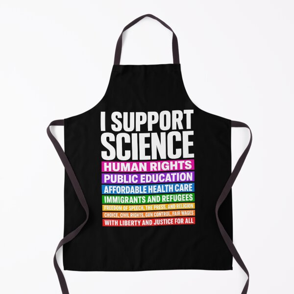 Item preview, I Support Science Human Rights Public Education Health Care designed and sold by Randomera.