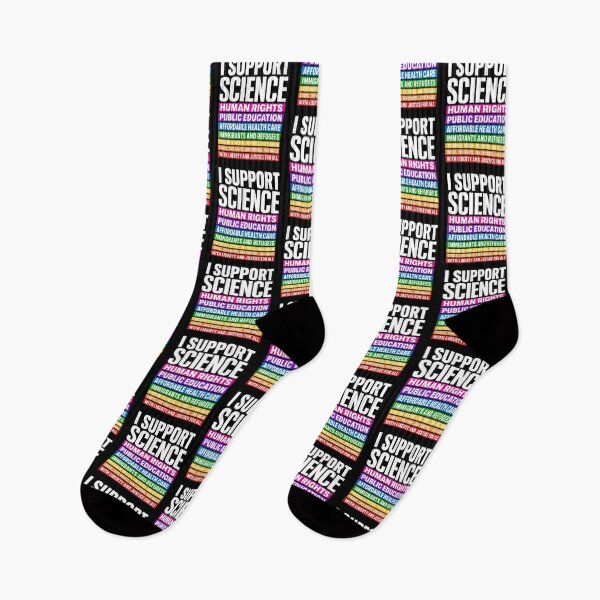Item preview, I Support Science Human Rights Public Education Health Care designed and sold by Randomera.