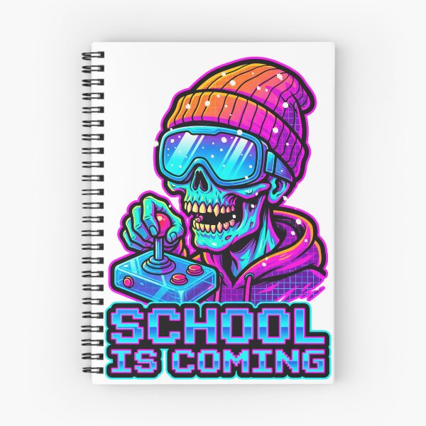 Item preview, School Is Coming Neon Zombie Gamer Winter Beanie designed and sold by questark.