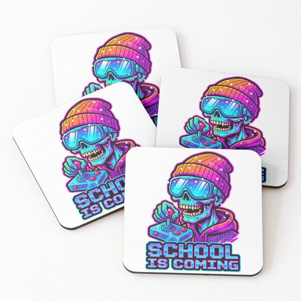 Item preview, School Is Coming Neon Zombie Gamer Winter Beanie designed and sold by questark.