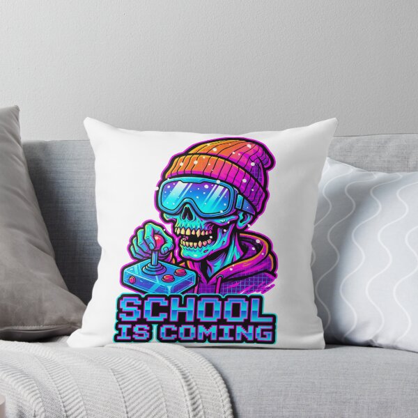 Item preview, School Is Coming Neon Zombie Gamer Winter Beanie designed and sold by questark.