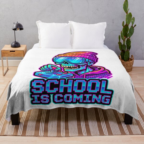 Item preview, School Is Coming Neon Zombie Gamer Winter Beanie designed and sold by questark.