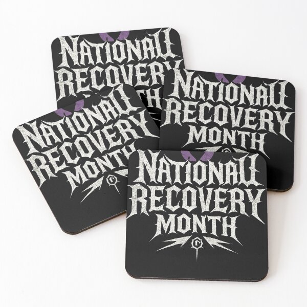 Item preview, High-Contrast Graphic Design for National Recovery Month Awareness designed and sold by MakmurMpxgo.