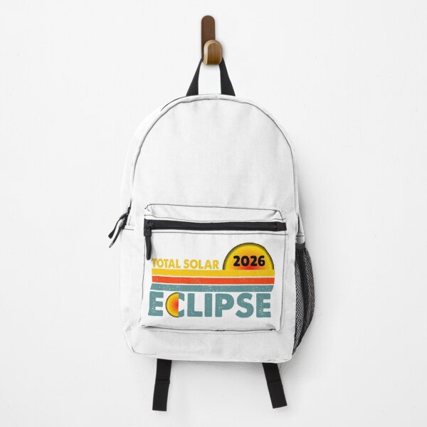Item preview, 2026 Total Solar Eclipse – Retro Sun and Moon Design designed and sold by EmeraldeaArt.