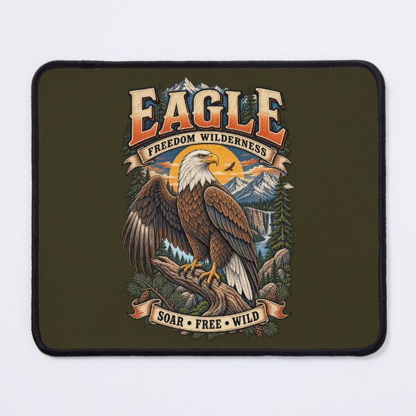 Item preview, Freedom Wilderness Eagle designed and sold by KrungiT Design .