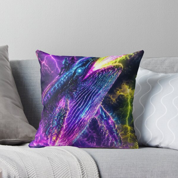 Item preview, Cosmic Whale Cyberpunk Space Adventure designed and sold by NeonRealmsStudio.