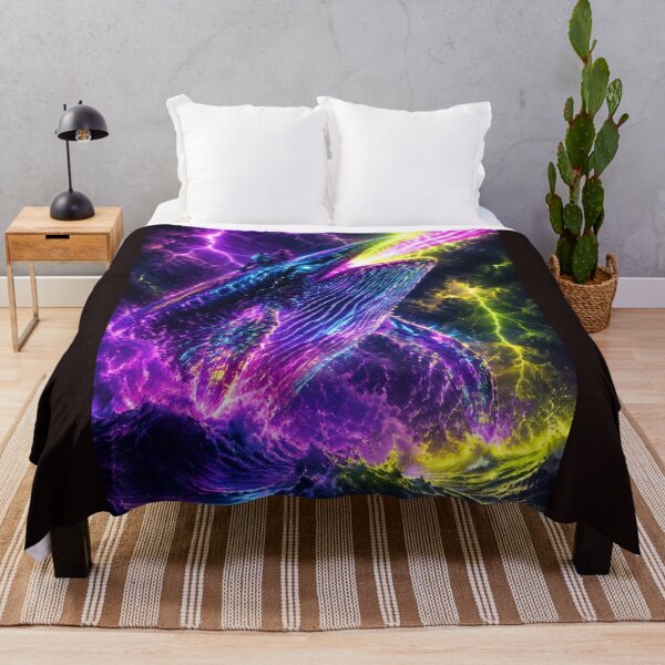 Item preview, Cosmic Whale Cyberpunk Space Adventure designed and sold by NeonRealmsStudio.