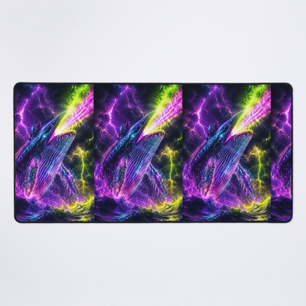Item preview, Cosmic Whale Cyberpunk Space Adventure designed and sold by NeonRealmsStudio.