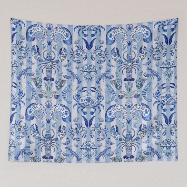 Item preview, Chinoiserie Under the Sea designed and sold by Coastal Garden Design Studio.