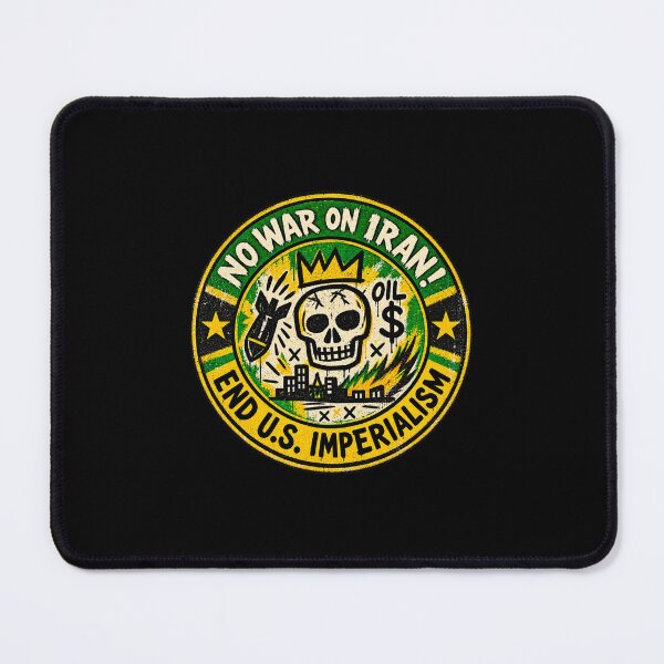 Item preview, No War on Iran! End U.S. Imperialism (Jamaican Version) designed and sold by DIRTYDUNNZ.