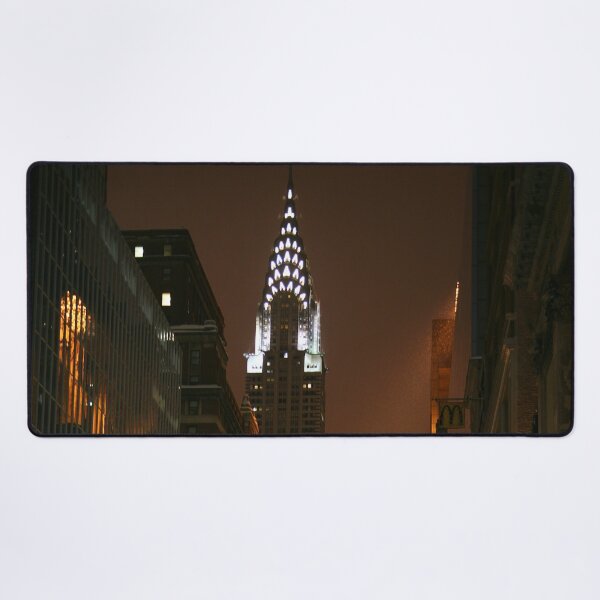 Item preview, Big city lights, New York skyline, night cityscape color fine art print photograph designed and sold by Jéanpaul Ferro.