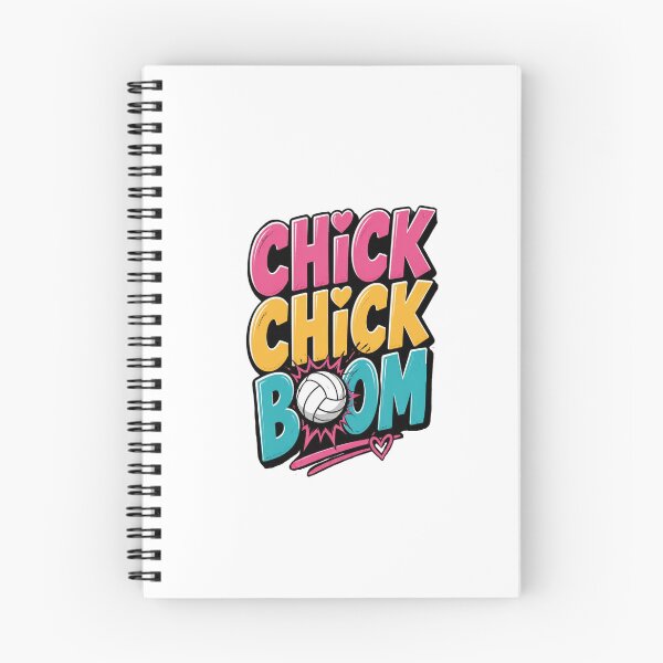 Item preview, Chick Chick Boom Funny Girls Volleyball designed and sold by RAHAPanthers.