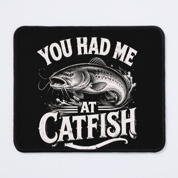 Item preview, Catfish Graphic with Vintage Fishing Humor designed and sold by anapldv.