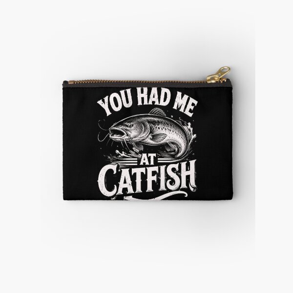 Item preview, Catfish Graphic with Vintage Fishing Humor designed and sold by anapldv.