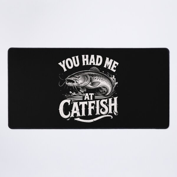 Item preview, Catfish Graphic with Vintage Fishing Humor designed and sold by anapldv.