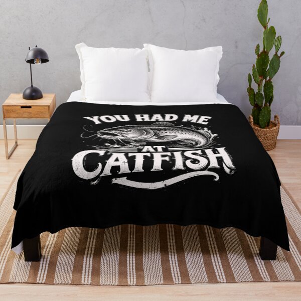 Item preview, Catfish Graphic with Vintage Fishing Humor designed and sold by anapldv.