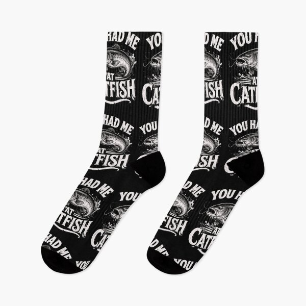 Item preview, Catfish Graphic with Vintage Fishing Humor designed and sold by anapldv.