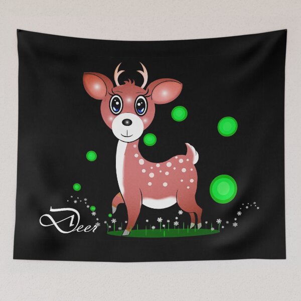 Item preview, Joyful Little Deer designed and sold by Shirley cute art .