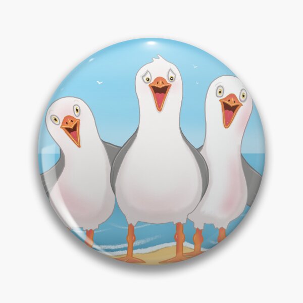 Item preview, Seagulls at the beach designed and sold by LeahIngledew.