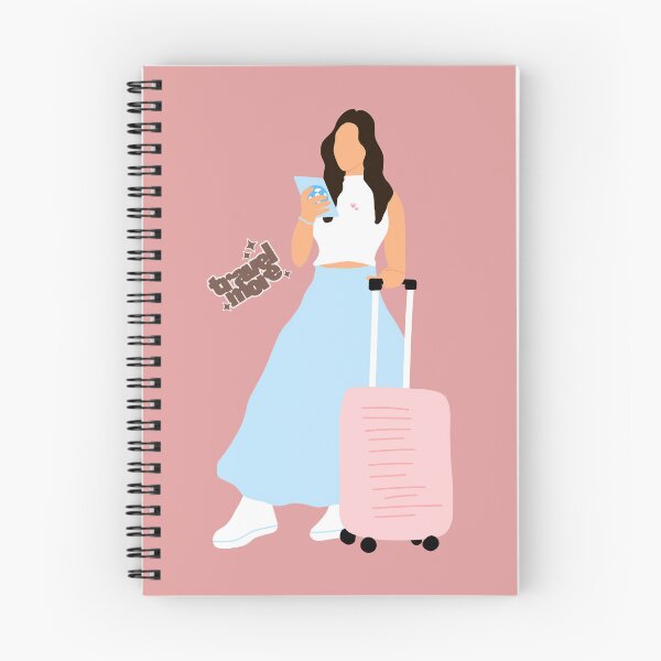 Item preview, Retro Pastel Travel Girl designed and sold by ArtbyAfroditi.