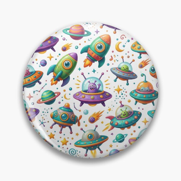 Item preview, GOOFY ALIEN SHIPS designed and sold by likbatonboot.