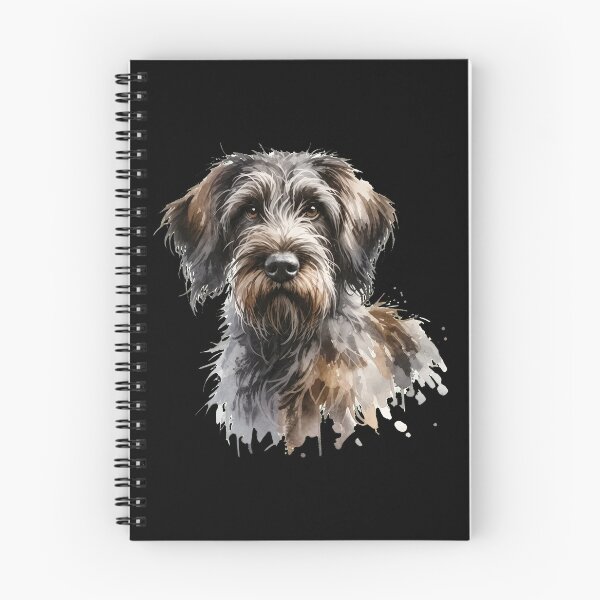 Item preview, Watercolor Wirehaired Pointing Griffon Dog Art designed and sold by OlyvieArt.